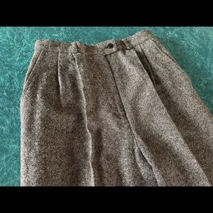 Savannah-Tweed look dress slacks, pleated, lined